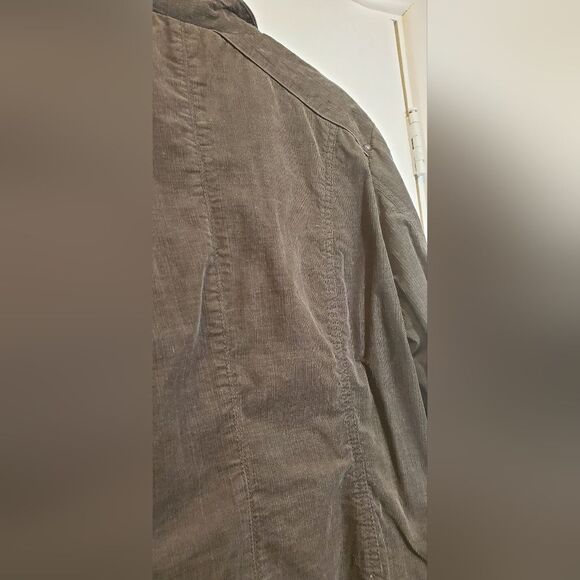 Size 8 Olsen Europe Brown Corduroy Blazer Jacket and Textured Fabric 98% Cotton - Picture 3 of 13